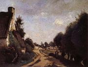 Corot Camille Une Route pres d'Arras china oil painting reproduction